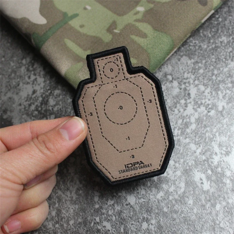 1Pcs Weaving Mark Target Embroidery Cloth Sticker Military Fan Morality Badge Creative Arm Badge Personalized Patch Sticker