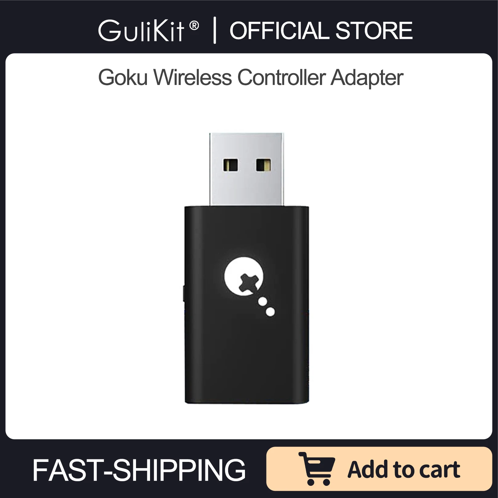 Gulikit-Adaptador de controlador inalámbrico NS26 Goku, receptor USB Dongle para PC, Nintendo Switch, PS4, Xbox One, Xbox Series X/S, plataforma