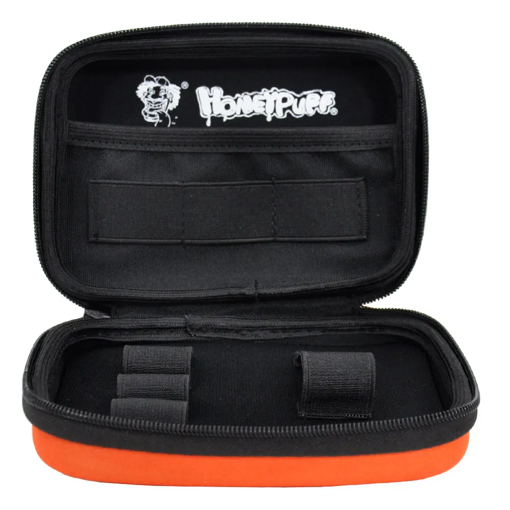 HONEYPUFF Canvas Herb Container Bag Wallet 120*160MM Portable Multifunctional Semll Proof Storage Container Case