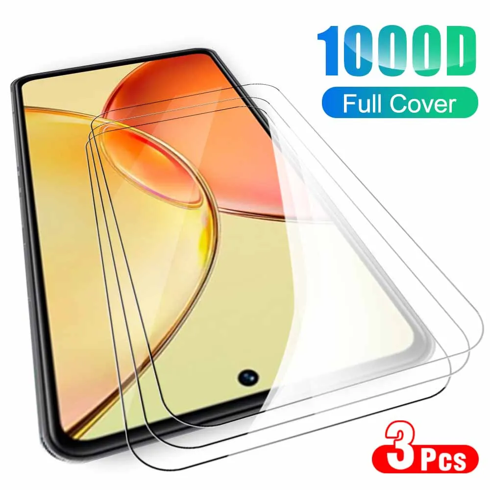 3PCS Protective Glass Case For Vivo Y36 4G 5G Tempered Film For Vivo y36 Y 36 36Y Vivoy36 6.64inch Screen Protectors Cover 2023