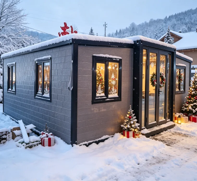 Customized Global Direct Sales 20Ft 30Ft Prefab Tiny Home Camping Modular Portable On Wheels Easy Installation Expandable Contai