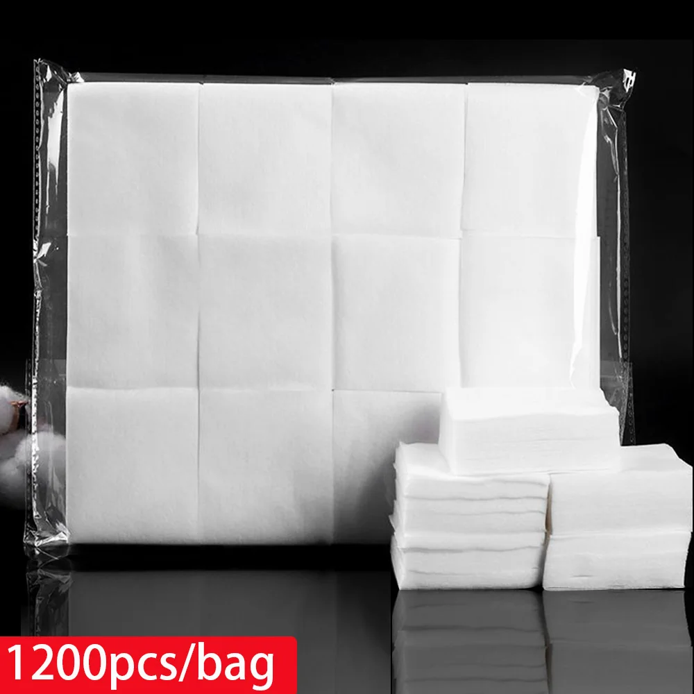 1200 stücke Gesichts Baumwolle Pads Make-Up Entferner Baumwolle Pads Einweg Weiche Reinigung Werkzeug Für Gesichts Auge Lip Nagellack Entferner Werkzeuge