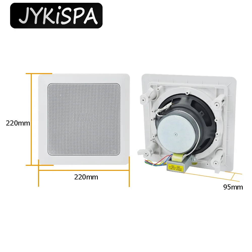 6-Zoll-Deckenlautsprecher 30-W-System an der Wand montierte Leistungs hähne öffentlicher 100-V-Desktop-Soundlautsprecher mit hoher Empfindlichkeit