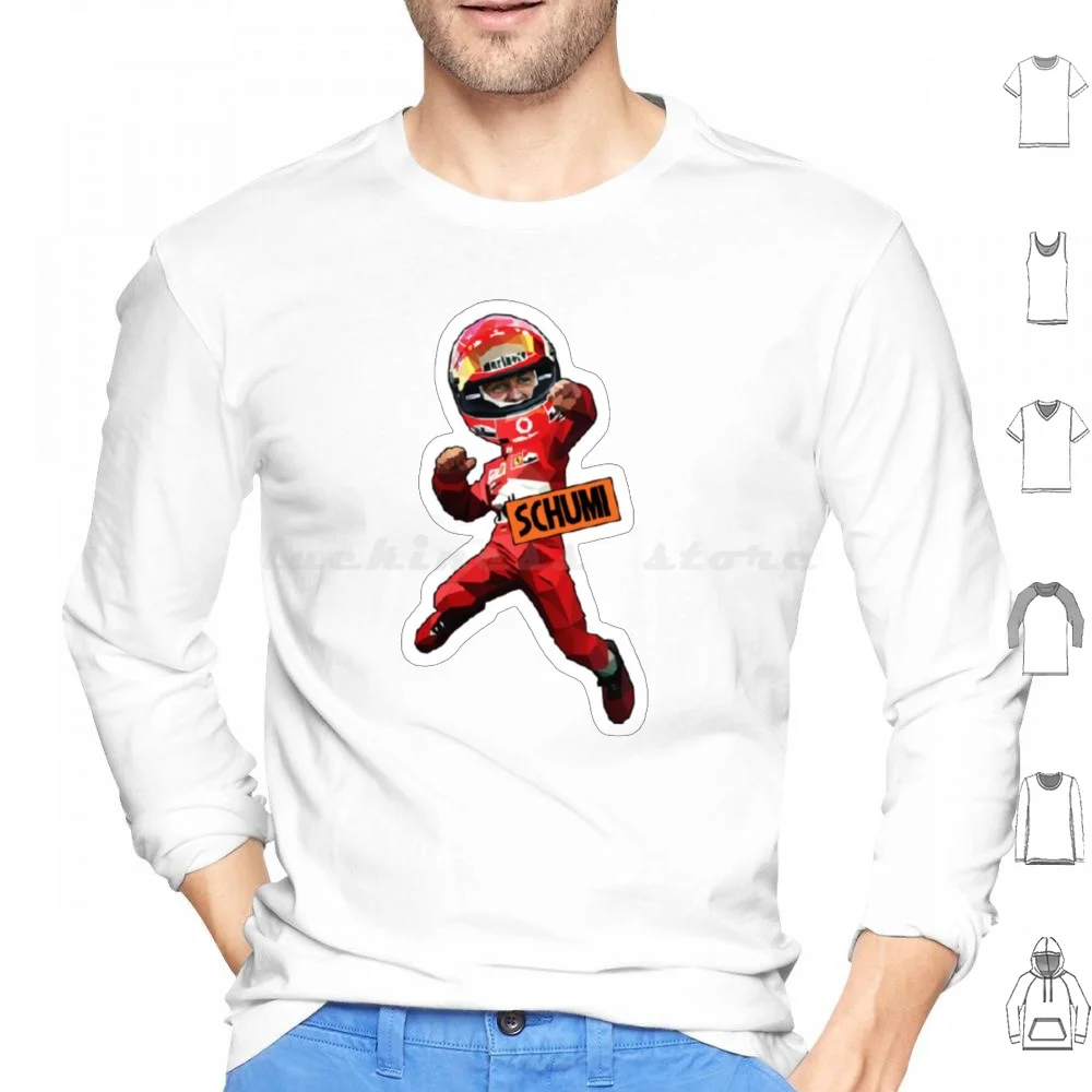 The Legendary Schumi : And Apparel-Hoodie Cotton Long Sleeve Michael Schumacher Kimi Raikonnen Schumi Michael Schumacher