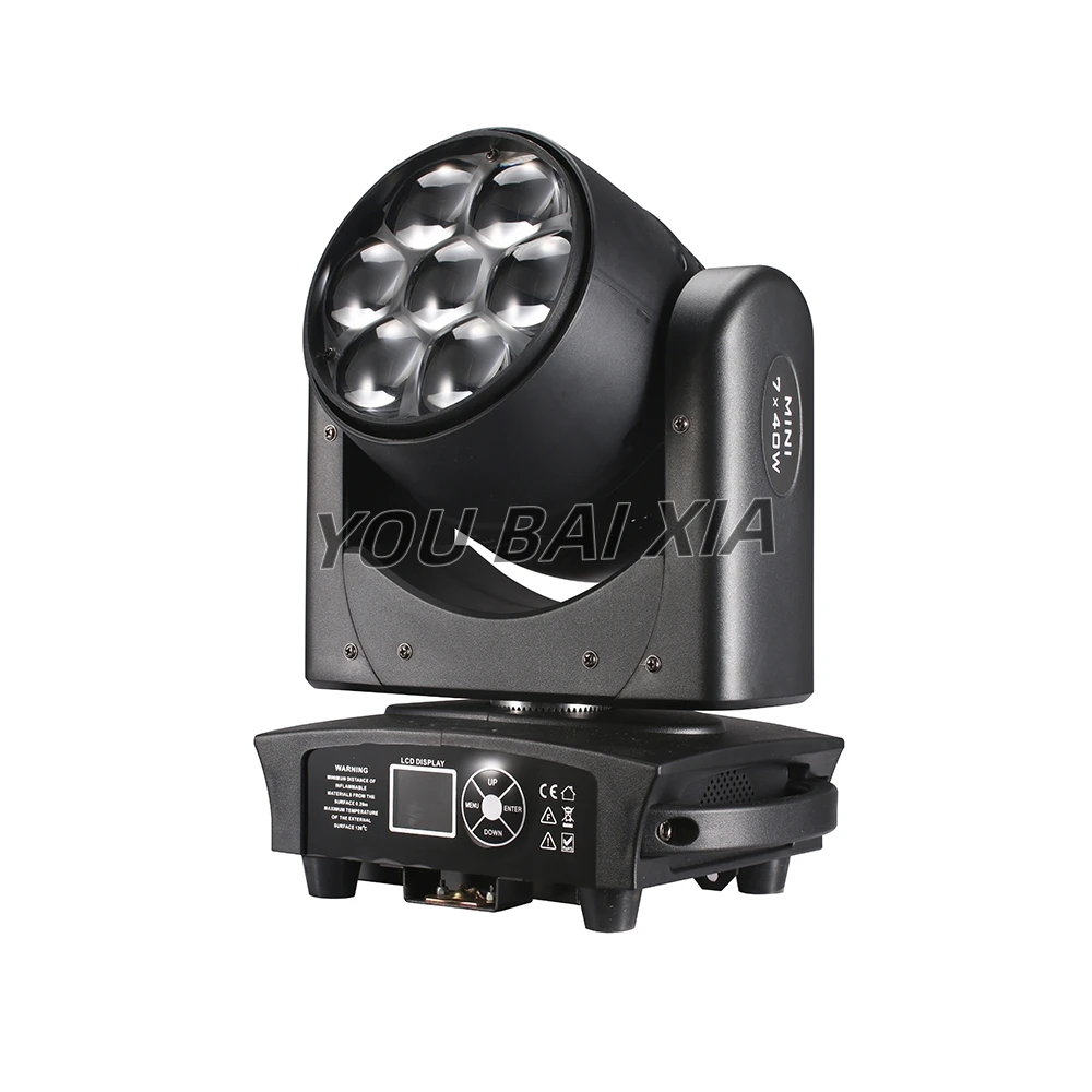 4PZ/Lyre Sharpy LED Beam + Wash 7x40W 4 in1 RGBW Zoom testa mobile DMX per NightClub Dj Disco Party Bar Stage Lighting Equipment
