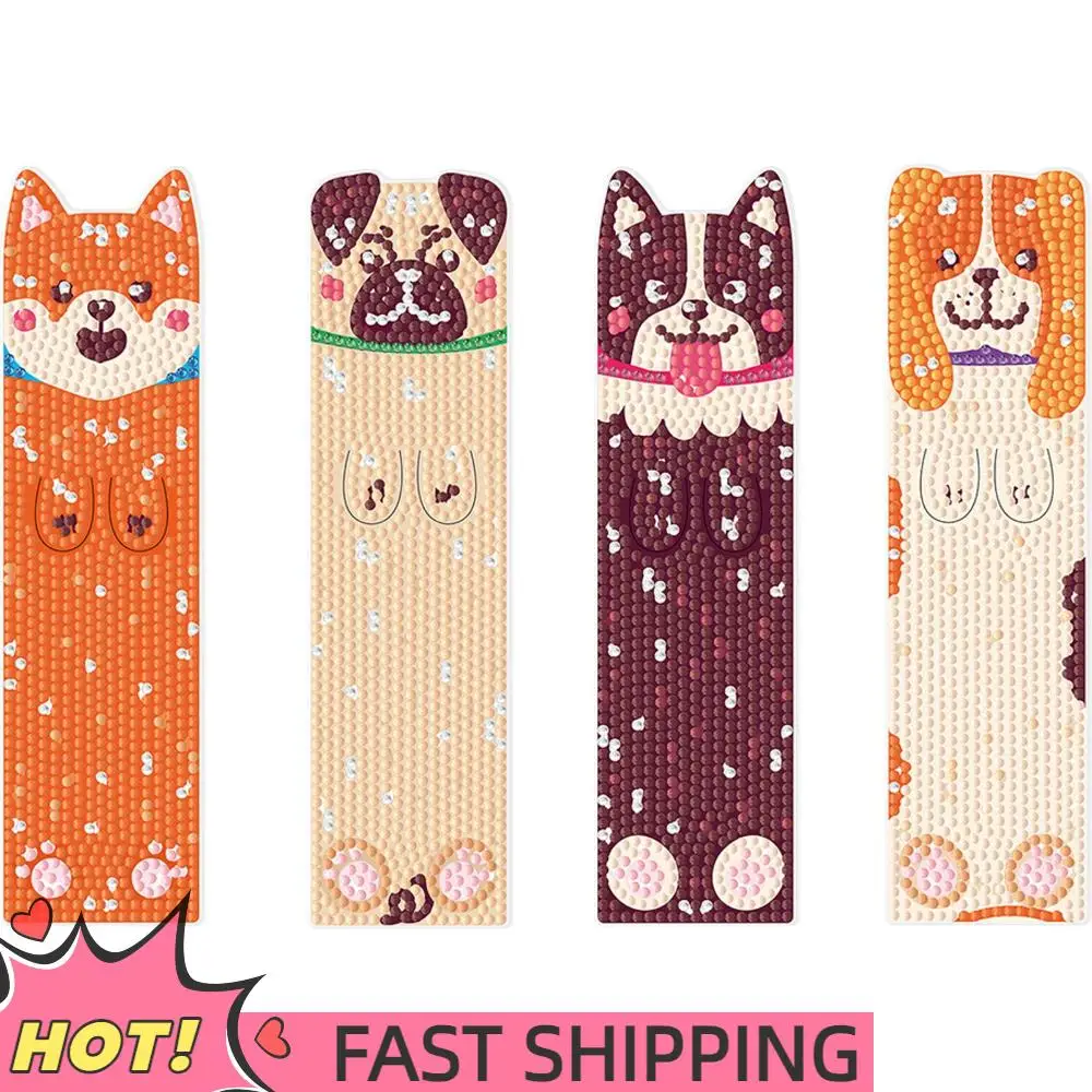 

3Pcs Cat Themed DIY Diamond Bookmark Art Projects Diamond Art Bookmark Diamond Painting Art Bookmarks for Reading Enthusiasts