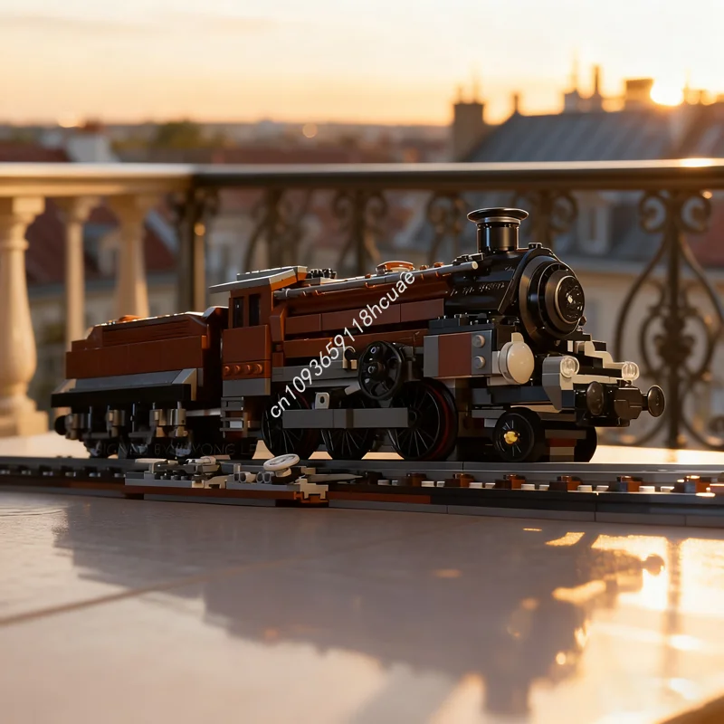 

1155pcs MOC Crocodile Locomotive Alternative Model Building blocks toys Construction DIY creative Christmas gifts idea Education