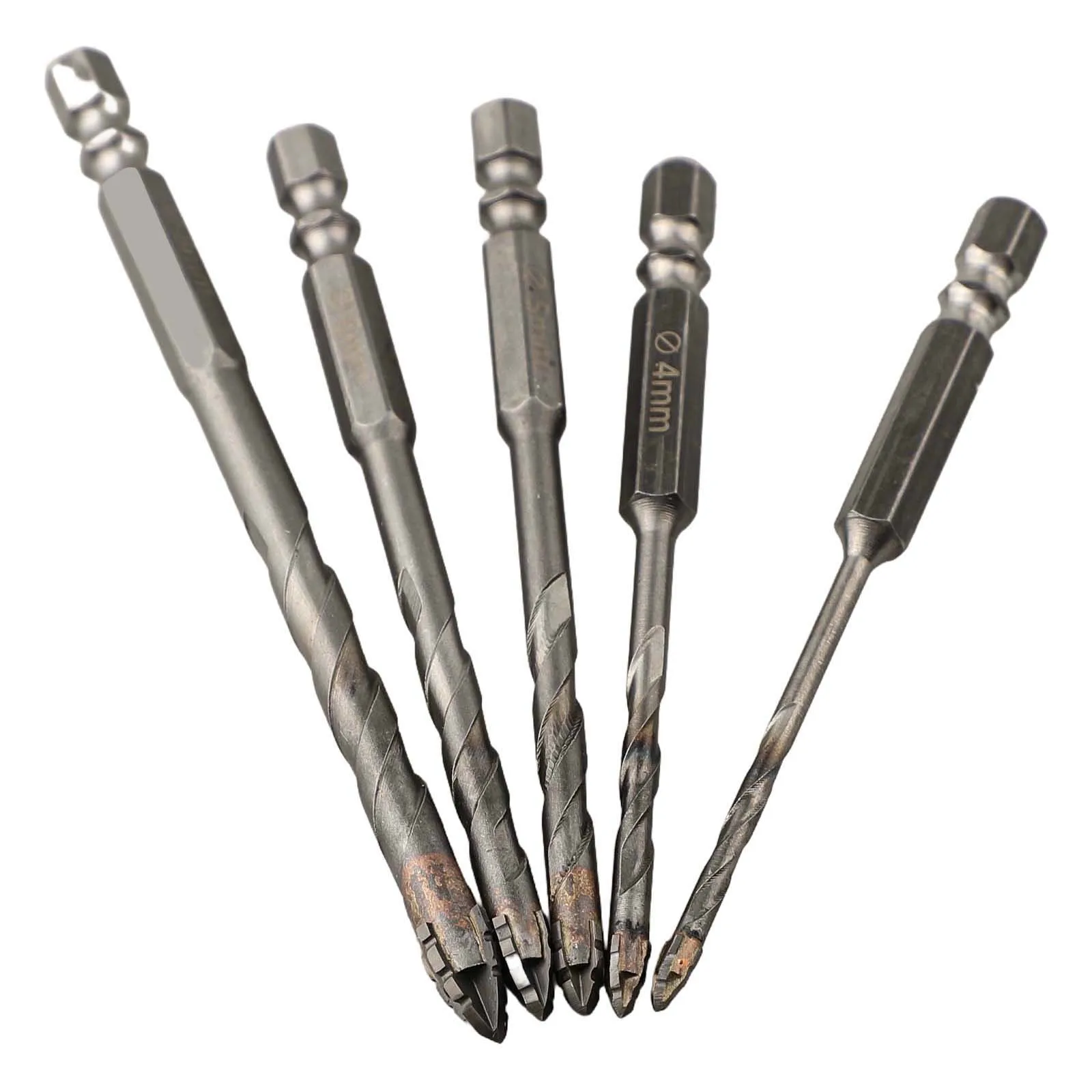 Carbide Drill Bit Eccentric Drill Bit High-Speed Rotation Reduced Vibration Triangular Drill Bit For Tiles Power Tool Accessory