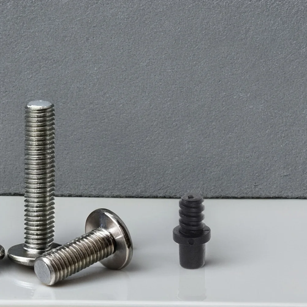 

6Pcs Toilet Brush Handle Adapter Self Locking Screw Connector Easy Replace Fixing Parts Bathroom Accessories Fixing Parts