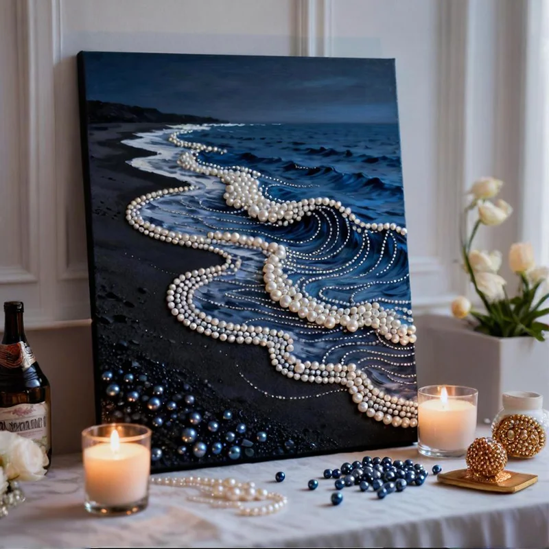 

"волны" текстура жемчужная живопись диван фон подвесная живопись антикварная гостиная декоративная живопись искусство спальня фреска