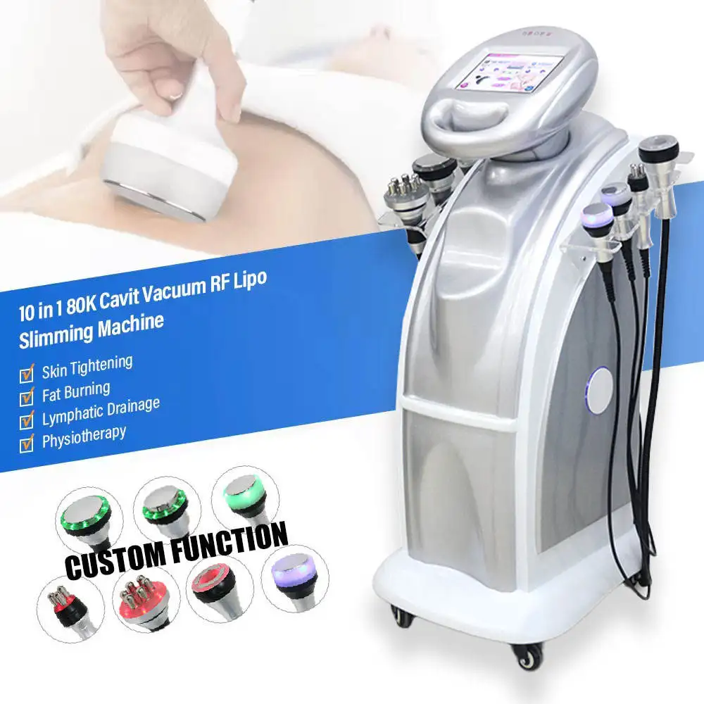 Professional Cavitation Body Sculpting Machine 7 Handles 80k Body Facial Lifting Vacuum Weight Losing Fat Burn Beauty equipment