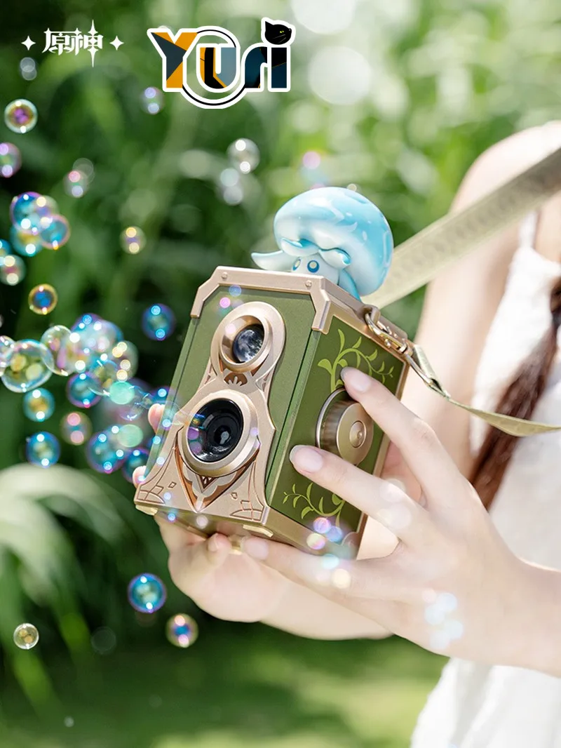 

miHoYo Game Genshin Impact Fungus Fungi Photo Bubble Machine Fun Figure Anime Cute Cosplay C