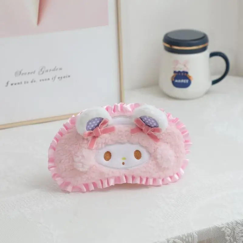 Dompet Koin Kreatif Kartun Sanrio My Sweet Piano, Tas Gantungan Kunci, Tas Penyimpanan, Masker Mata, Hadiah Ulang Tahun untuk Anak Perempuan