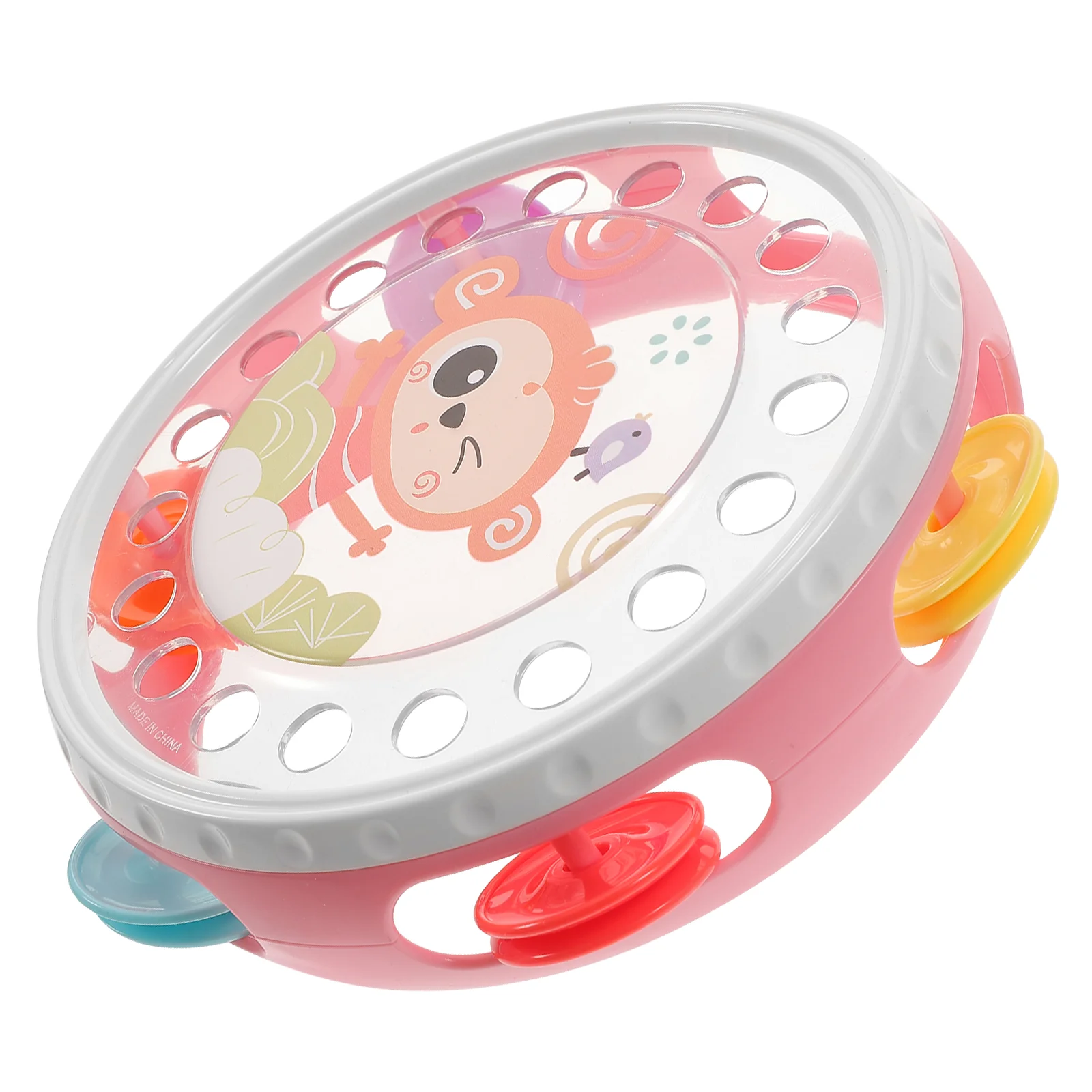 Hand Drum Toy Children Clapping Tambourine Light Percussion Instruments for Adults