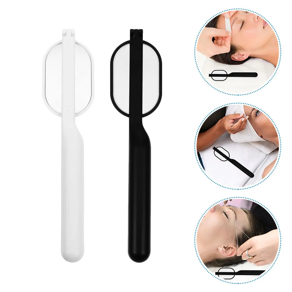 

2Pcs Eyelash Extension Inspection Mirror Lightweight Folding Adjustable Lash Mirror Portable Lash Extension Mirror