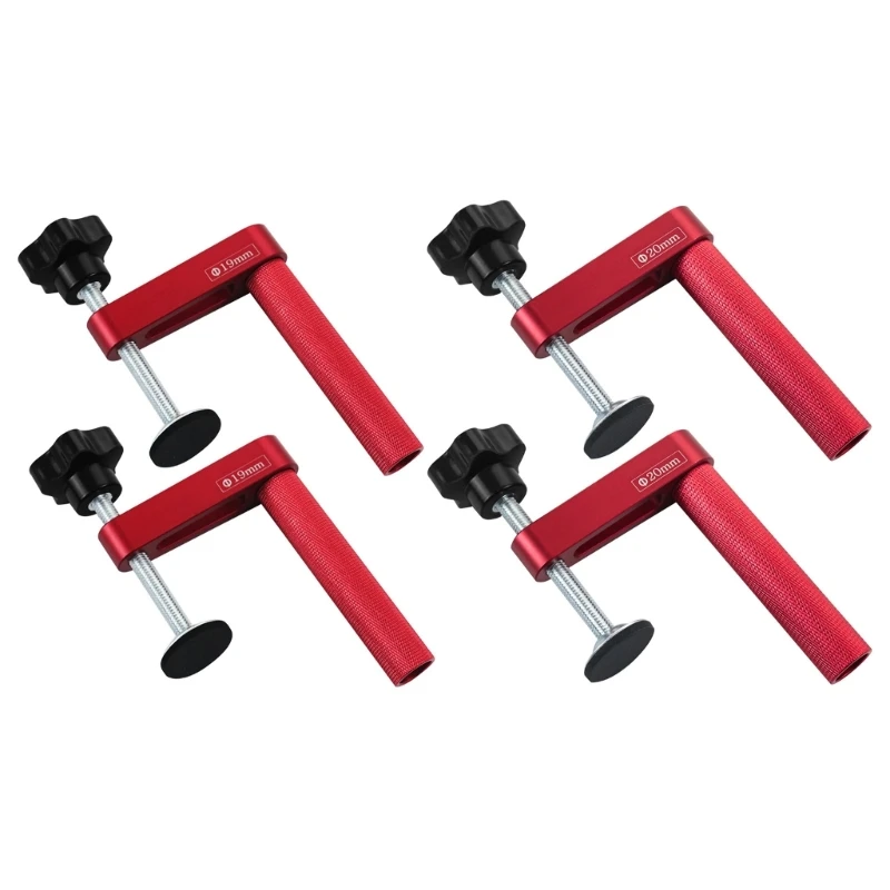 

Woodworker Essential Workbench Dog Clamps, 19mm/20mm Holes Aluminum Secure Hold Down Holdfasts for Secure Materials Grip