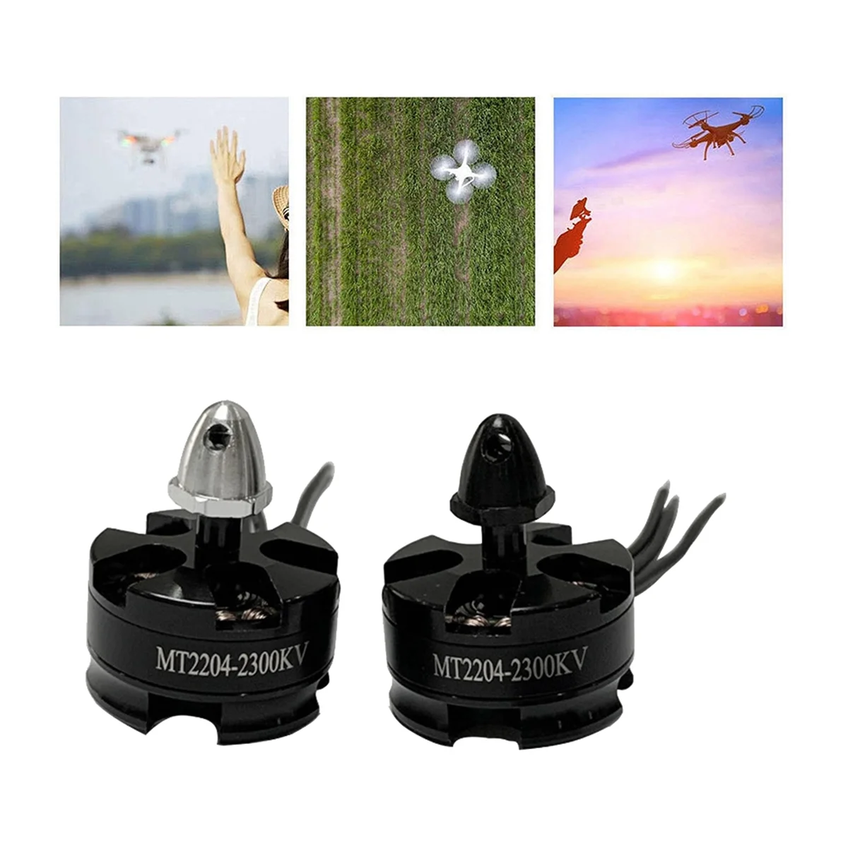 Motor sem escova para drones RC FPV, CW CCW, MT2204, 2206, 2300KV, QAV, 180, 210, 250 B