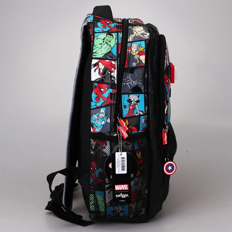 Genuine Australia Smiggle marvel Superhero Spiderman Boys Backpack Student Backpack Water Cup Lunch Bag Pen Box Birthday Gift