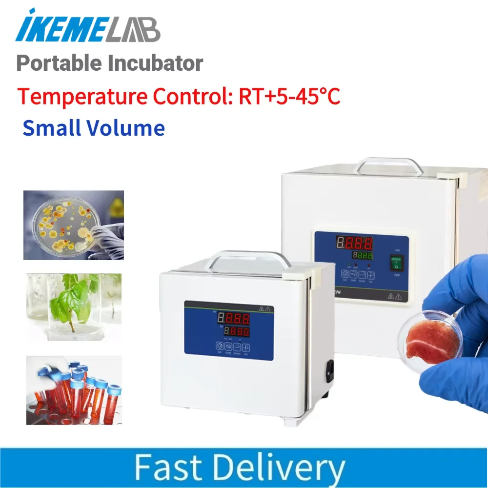 

IKEME Portable Incubator Lab Thermostat Bacteriological Bacteria Culture Incubator Machine Laboratory Equipment 220V 50HZ
