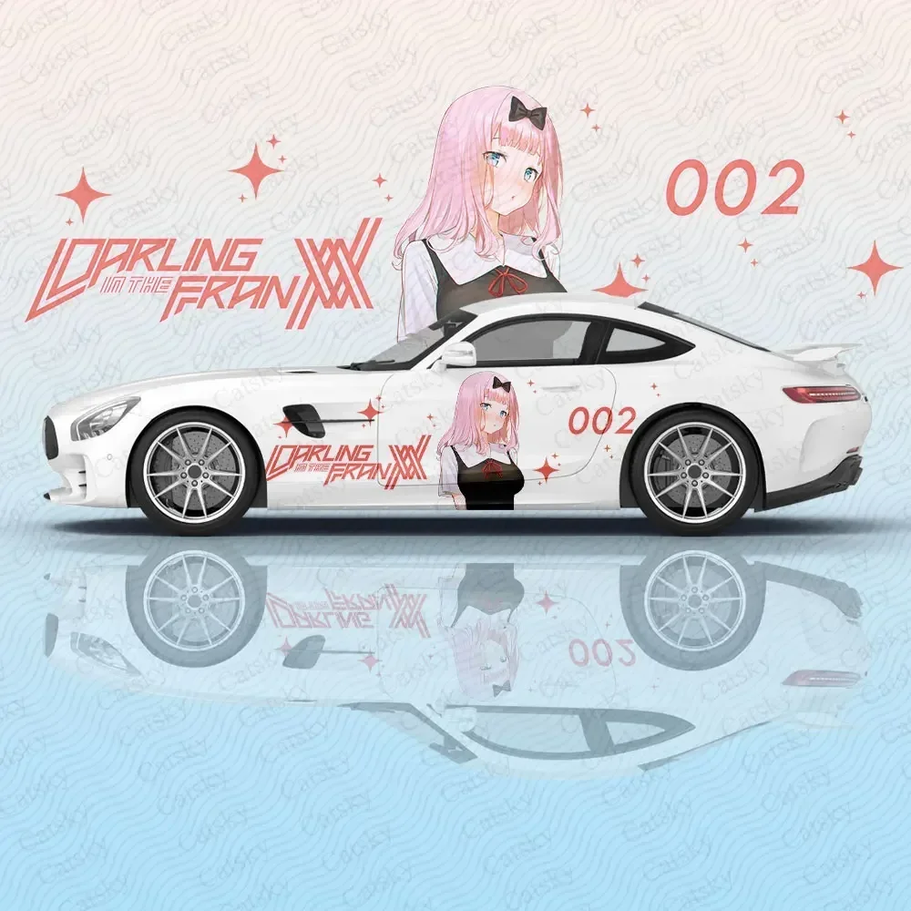 

Аниме Zero Two автомобильная наклейка защитная пленка виниловая гоночная боковая графика обертка аксессуары аэрозольная краска авто наклейки