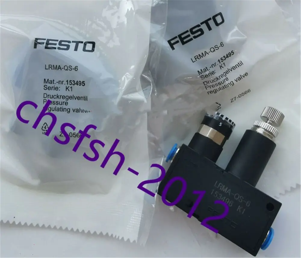 

1 pcs New IN Box FESTO LRMA-QS-6 Pressure reducing valve