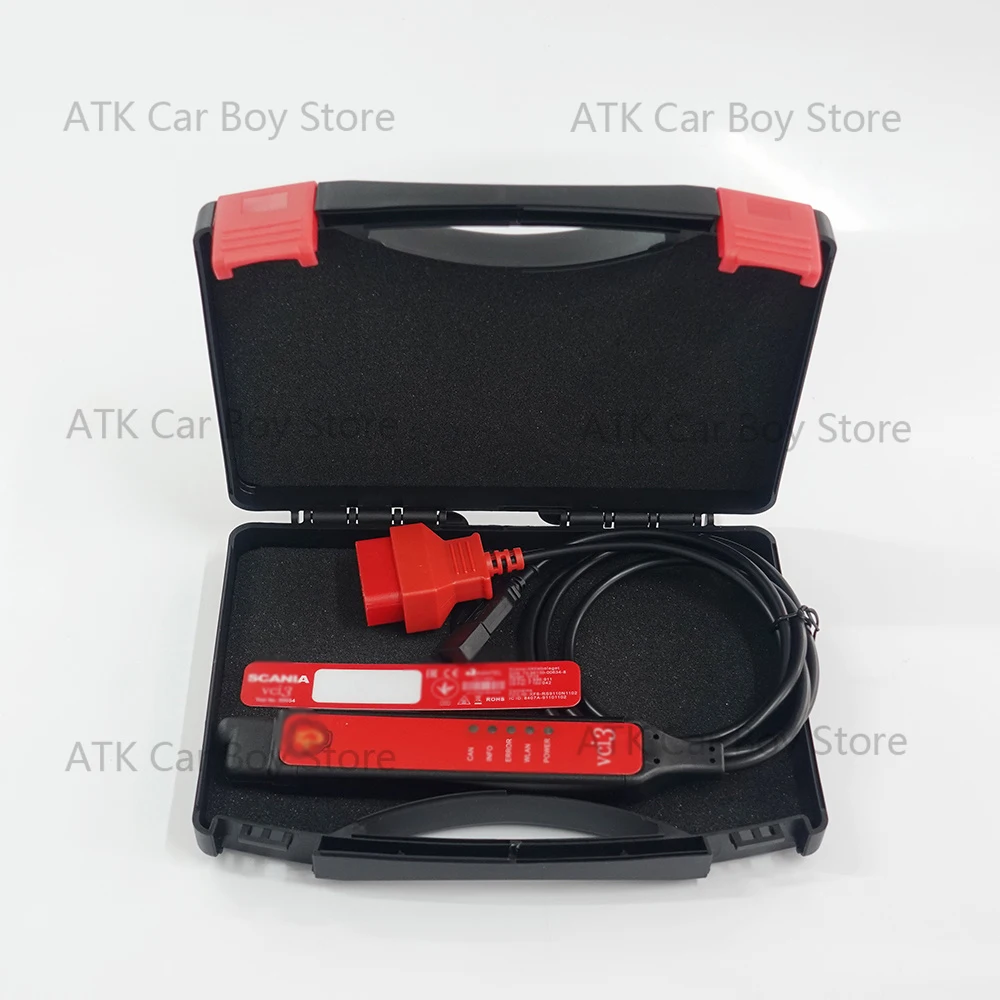 Professional truck OBDII kit integrated with complete chips robust diagnostics brand new V-C-I-3 updated wireless scanner OBDII