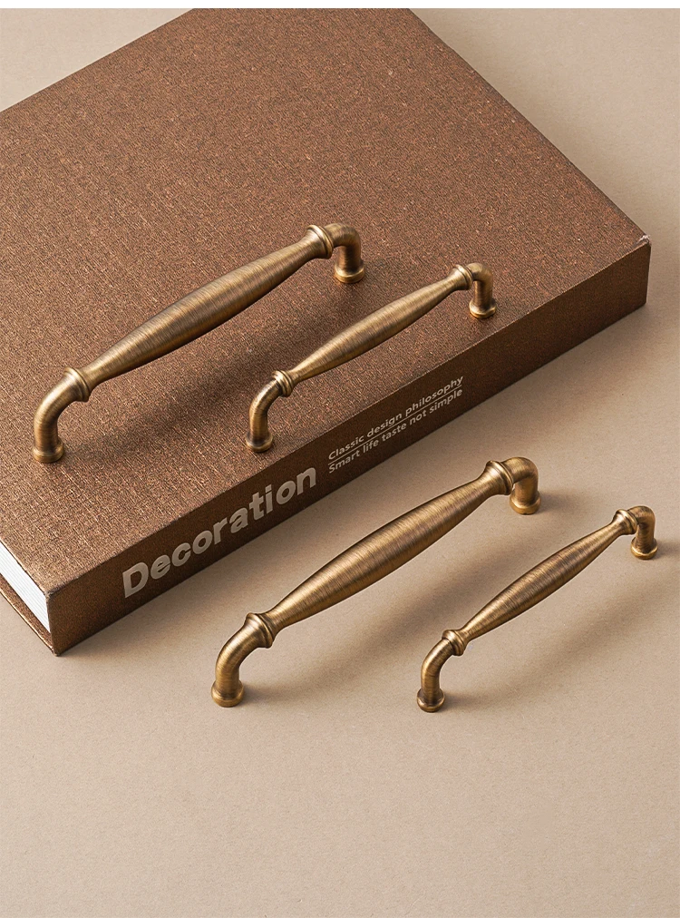 Dooroom Möbelgriff aus massivem Messing, Griffstil für Kleiderschrank, Schminktisch, Schublade, Küchenbeschläge, Großhandel verfügbar – Detail 6
