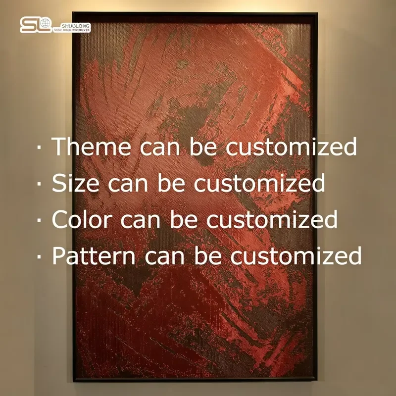 Add a Touch of Affordable to Entryway: Textured Wall Art, Available in Custom Designs, to showcase Exceptional Taste