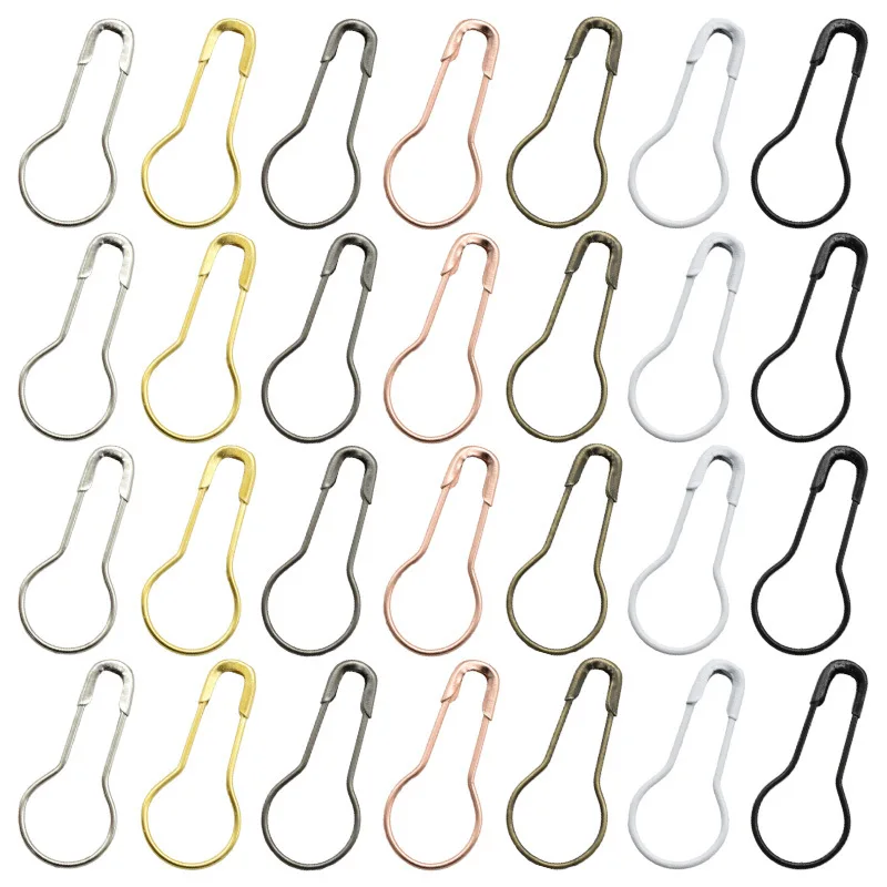 1000 Stück Birnenförmige Nadeln - Metall-Kalebassen-Nadeln Birnenförmige Nadeln für Strickmarkierer, Nähen, Kleidung, DIY-Basteln