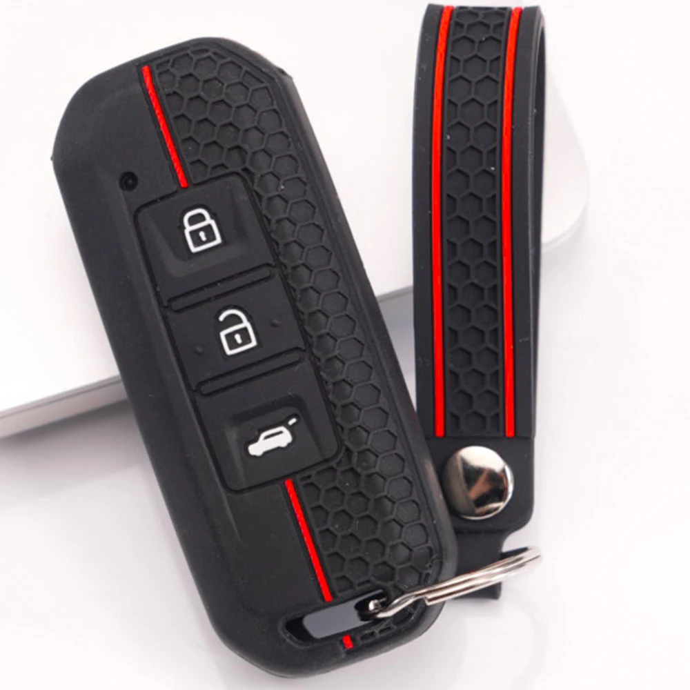 Remote Key Protector With Chain For Chevrolet Captiva Turbo Groove Blazer Enjoy Optra For Baojun 510 560 730 RS-5 Slim Fit