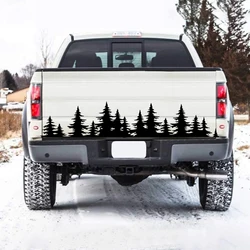 Pine Tree Mountain Jungle Car Sticker Decal for Door Body Side Bumper Windshield Pickup Tailgate Vinyl Decor