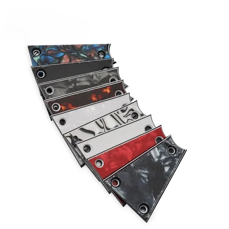 5 Pcs 3 Ply Triangle Guitar Truss Rod Cover 42.5x30MM 3 Hole Truss Rod Plate Multi Colour Availalbe