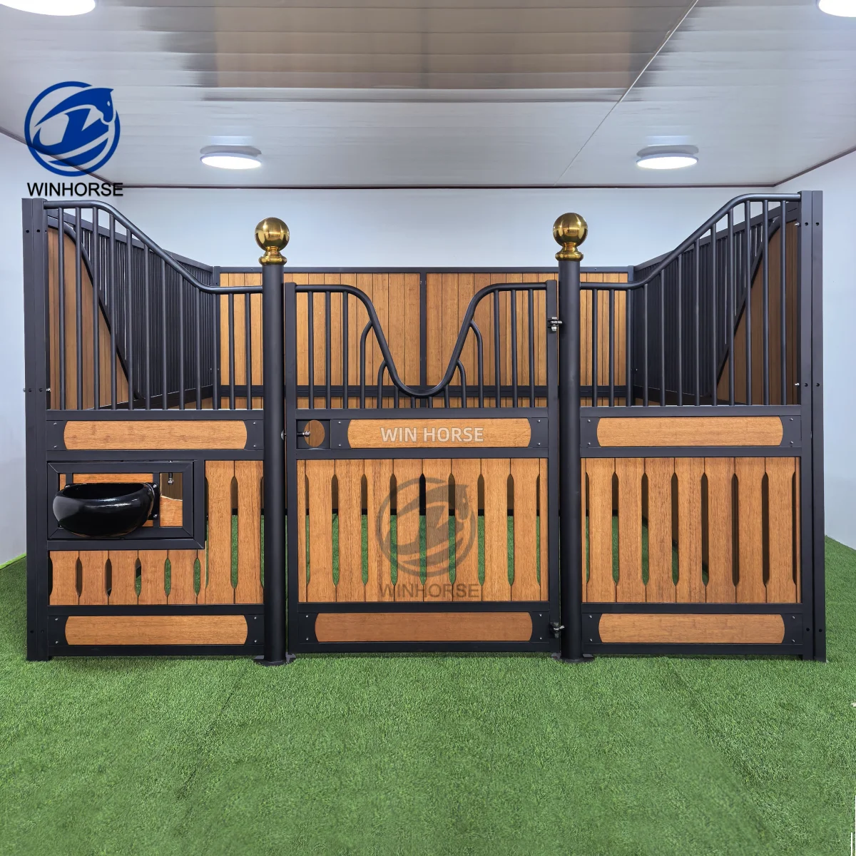 Portable Durable Equine Stables Equipment Modular Metal Bamboo Horse Box Stall System Temporary Events Training Mobile Low