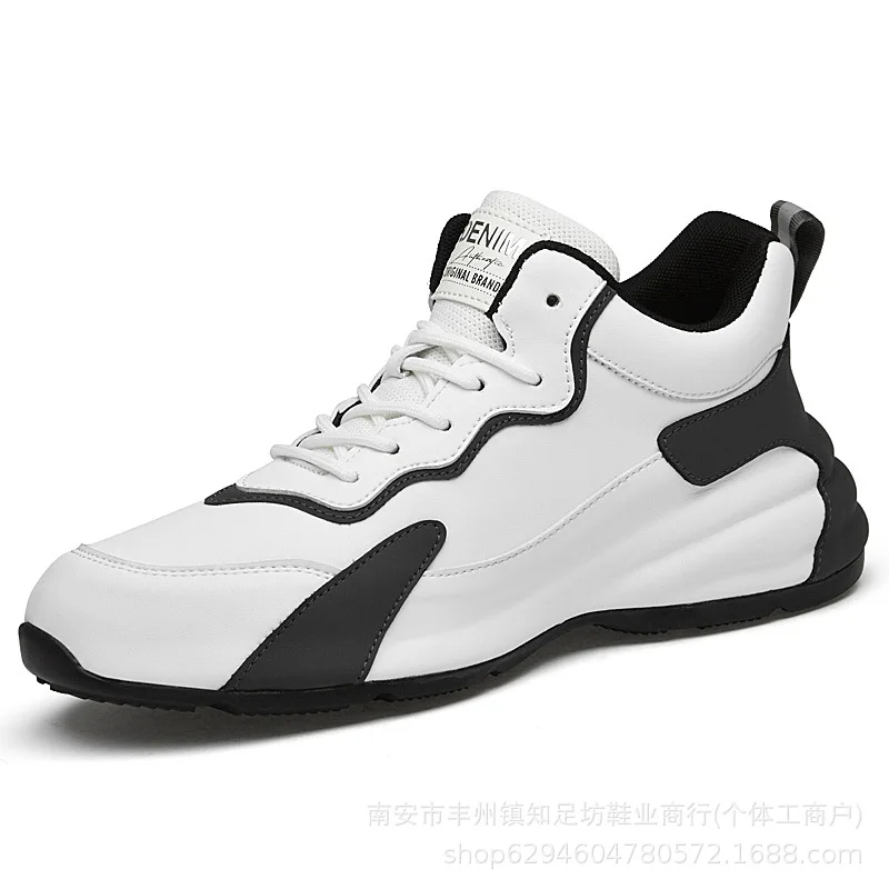 Trend Men's Casual Sneakers Comfort Outdoor Platform Shoes for Men Travel Lightweight Sneakers Sapato Masculino Elevator Shoes