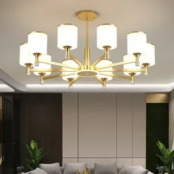New Style Living Room Chandelier Modern Simple Light Luxury Atmosphere Home Bedroom Restaurant Nordic Set Lamp