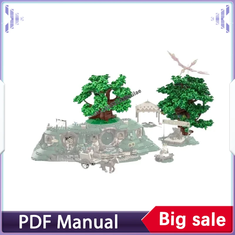 Rivendell Expansion MOC-bouwstenen voor set 10316 Elven Scene Assembly Bricks Kit Collection Gift
