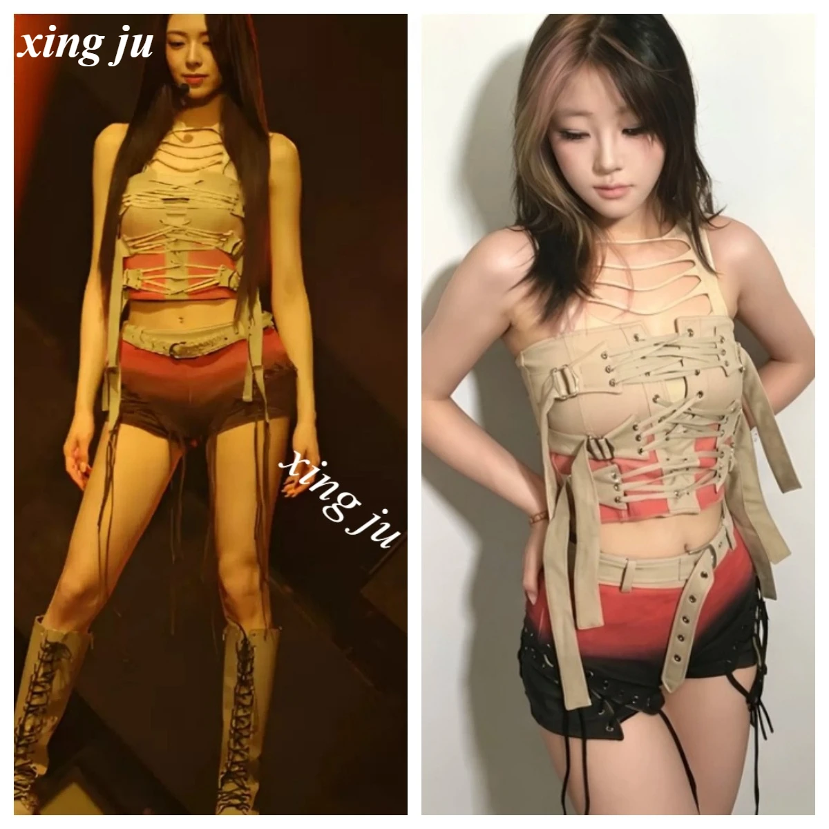 xing-ju-kpop-traje-de-baile-de-jazz-para-cantante-coreana-top-halter-con-borlas-rosas-y-cordones-shorts-ajustados-sexys-ropa-para-fiesta-de-cumpleanos-y-escenario