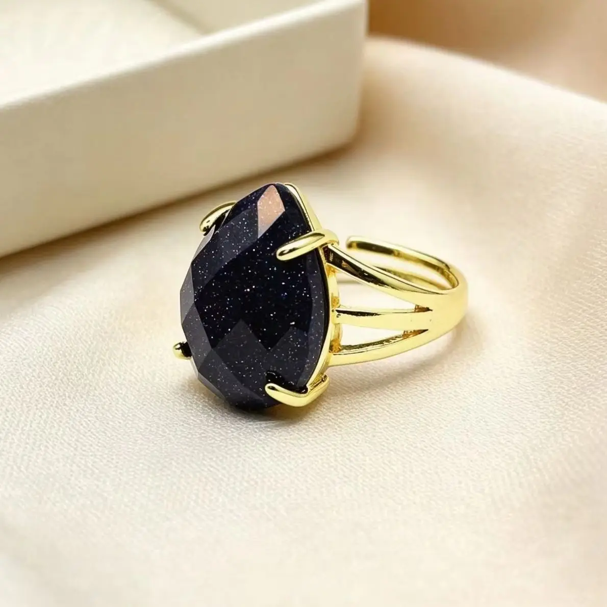 ​WT-R615 Interesting Suitable Gemstone  Nice Ring With 18K Real Gold Plated For Women Jewelry