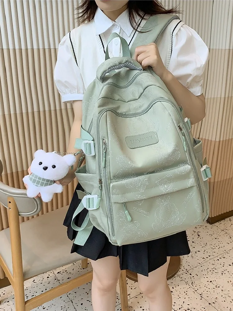 

высококачественный рюкзак для девочек, легкий и вместительный школьный рюкзак для младших и старших классов, рюкзак для школьников