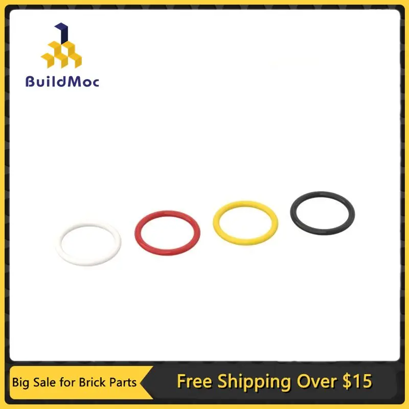 10Pcs MOC Parts 85543 Rubber Belt Small Approx. 2 x 2 Compatible Bricks DIY Assmble Building Blocks Particle Kid Puzzle Toy