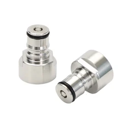 Commercial Keg to Ball Lock Keg Coupler Adapter Female Beer Thread Fit S/D/A/G Keg Coupler Kegging Homebrew