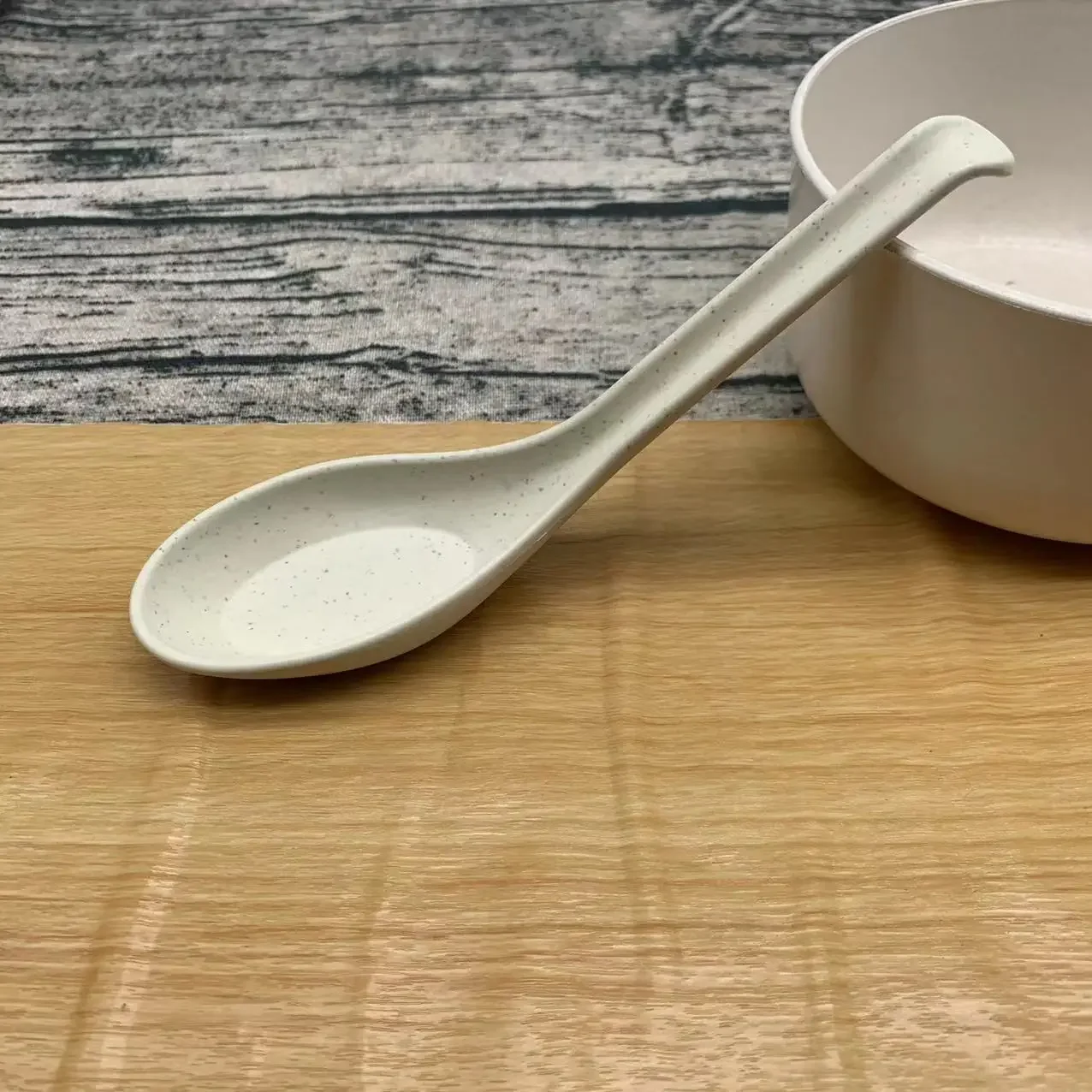 Wheat Straw Dinnerware Soup Spoons Japanese Rice Sauces Soup Spoon Creative Multi-color Tableware Hotel Restaurant Small Spoon