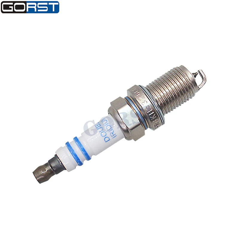 10Pcs M14x1.25 Double Iridium Spark Plug FR3KII332 for Bosch Car Auto Part 0242225511