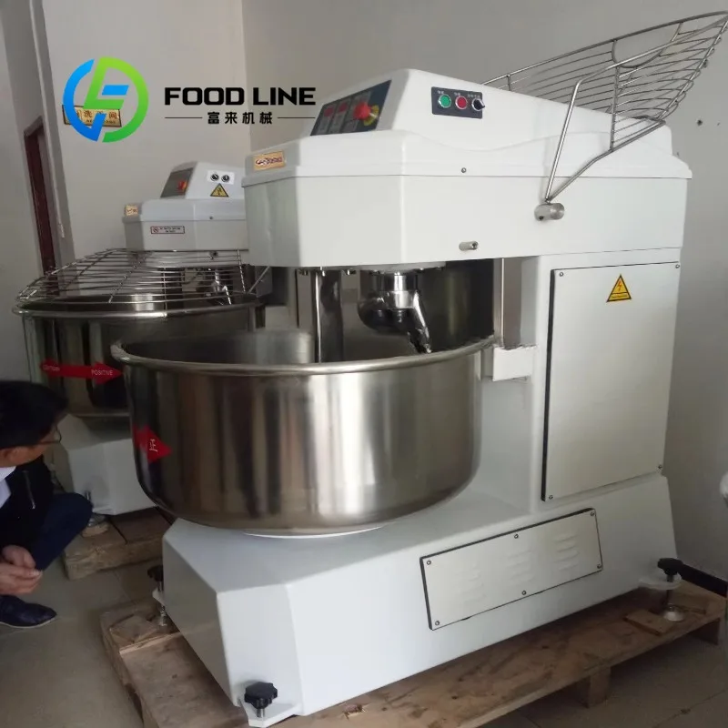 Commercial Flour Mixing Machine Multi Speed Adjustment Design For Bread Pastry Pizza And Various Baking Dough Processing