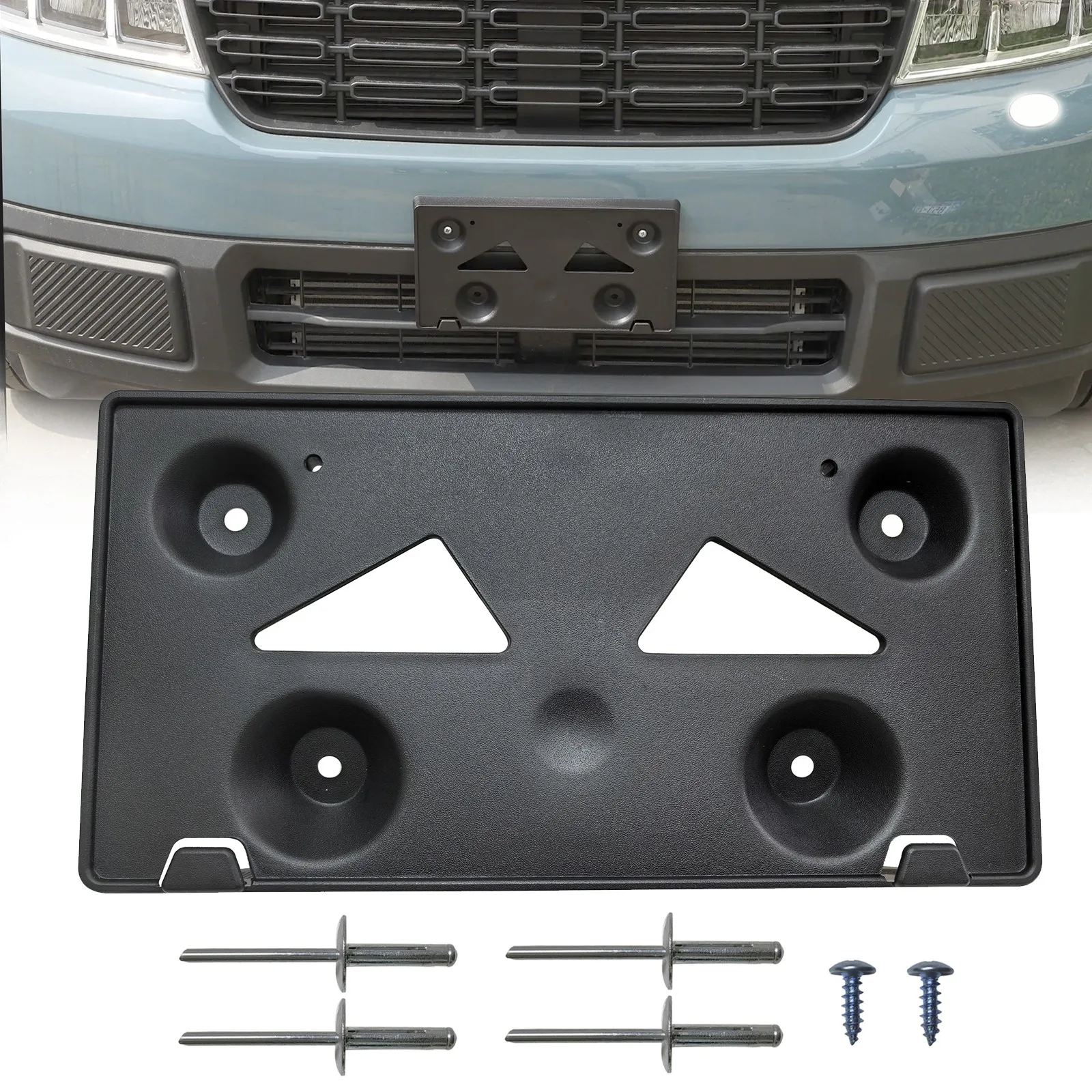 For 2022-2025 Ford Maverick Front License Plate Frame Tag Holder Mount Bracket