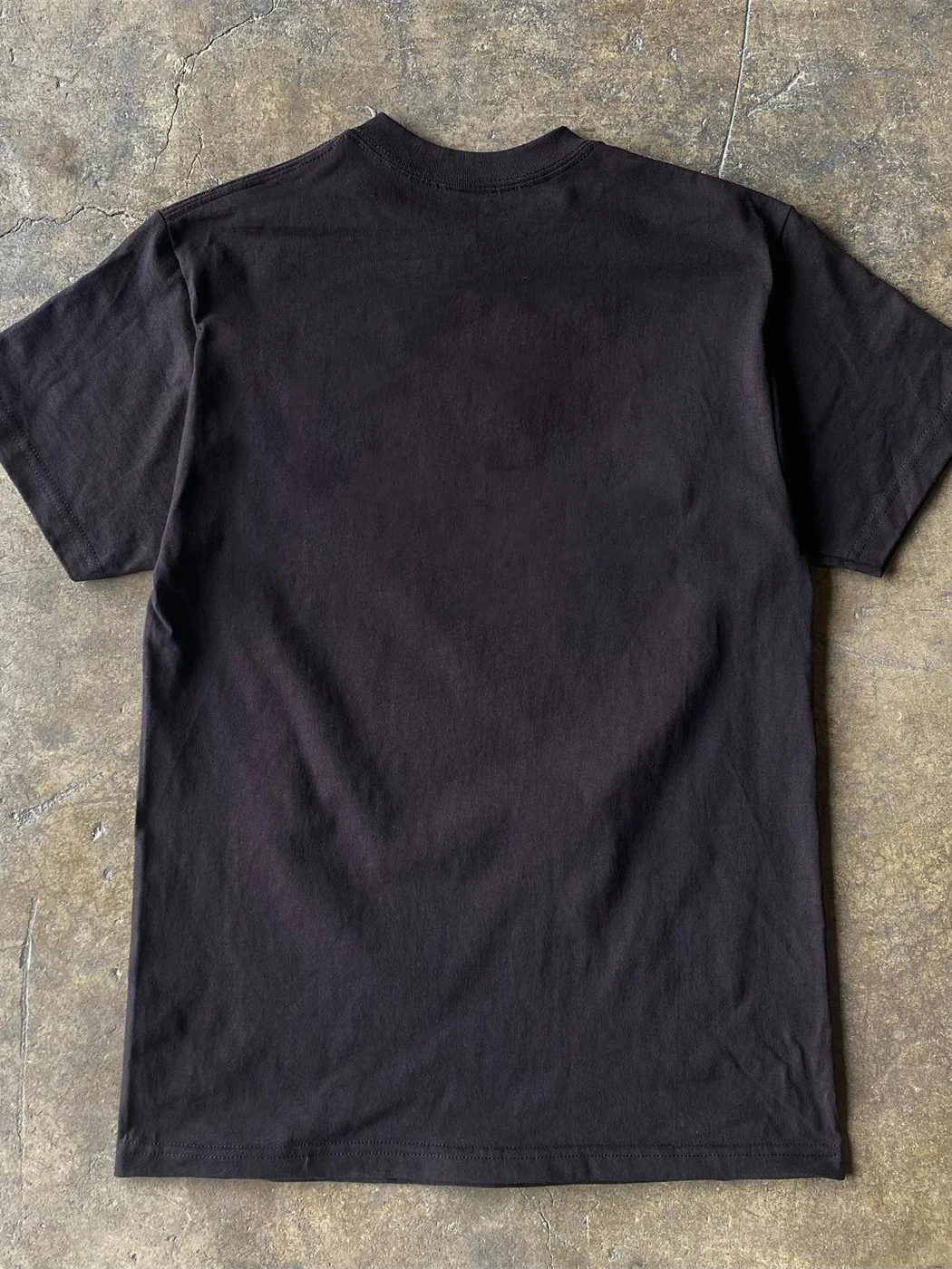 Loose Fit Pure Cotton Short Sleeve T-Shirt 3A260g Heavyweight American Casual Style Men's Summer round Neck Top