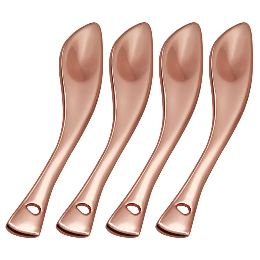 4pcs Eye Facial Scoop Tool Smooth Spoon For Eye Cream Stick Face Cream Lotion Application Makeup Tools