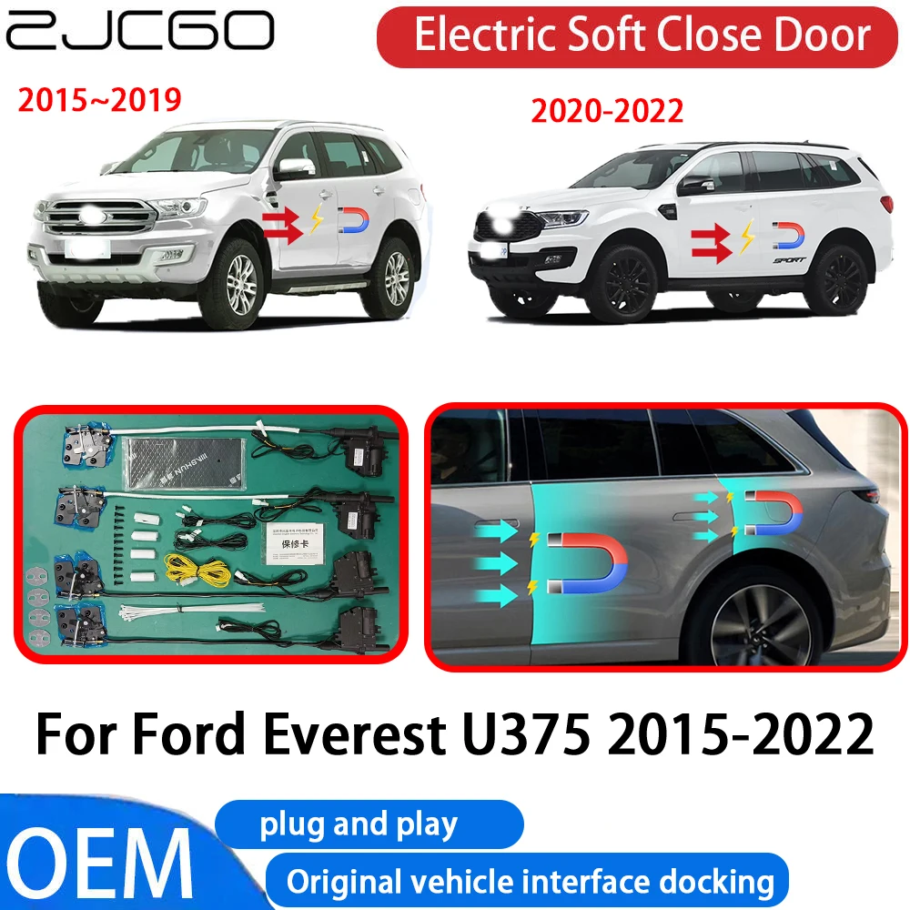 

for Ford Everest U375 2015-2022 Car Automatic Electric Soft Close Door Closer System OEM Plug and Play Comfort Closing
