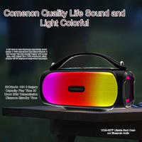 2024 New 60W High-power Luminous Outdoor Karaoke Subwoofer Bluetooth Outdoor Wireless Portable Sound Box High Quality Speaker