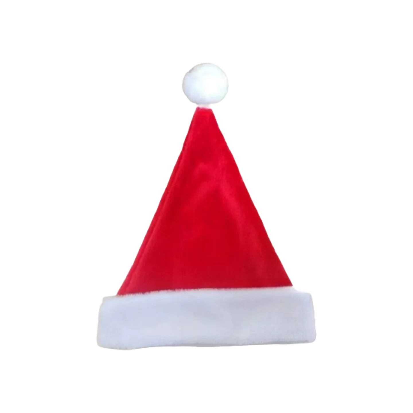 Gorro de Navidad para adultos, gorro decorativo de Año Nuevo cálido de lana de terciopelo corto y grueso rojo, regalo para hombres y mujeres, 4 Uds.